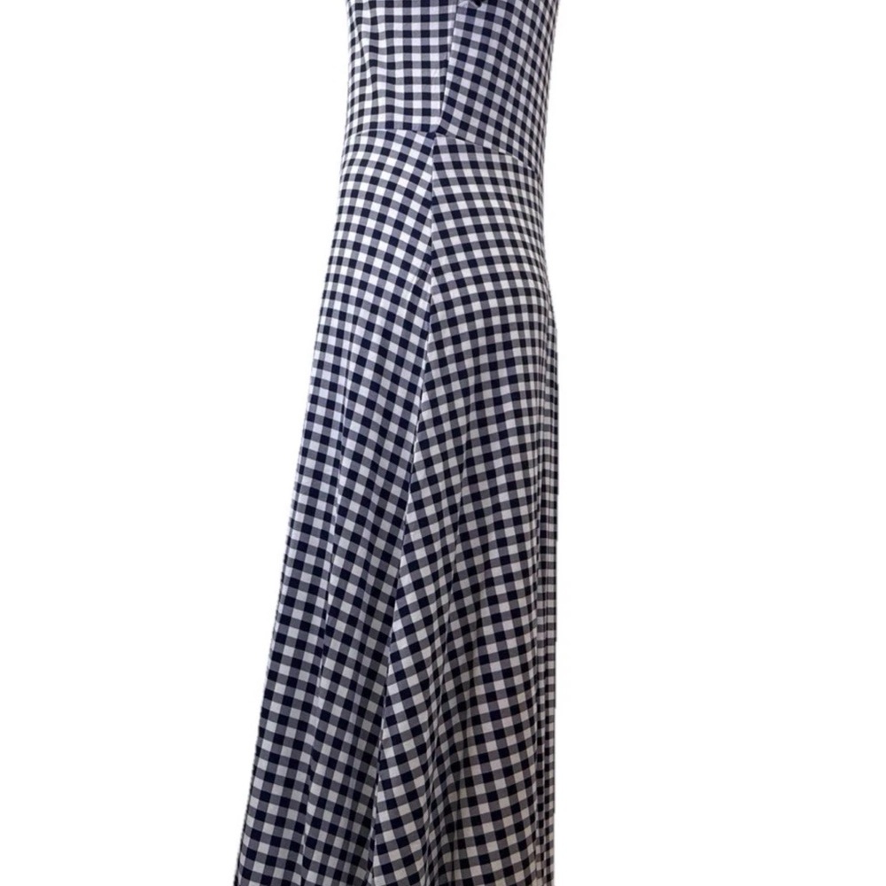 Draper James Tammy T Shirt Gingham Short-Sleeve Maxi Dress - Navy and White - Picture 3 of 8
